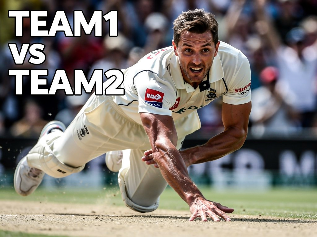 ‘It keeps you young’ — Dynamic close-up of a fit, mature cricket player mid-action—diving to save a bou