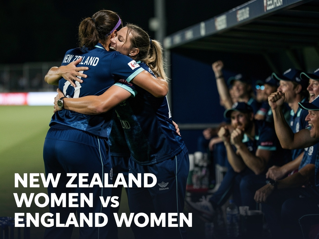 Zealand Women Script History — Candid shot of Zealand Women’s supporting players sharing a heartfelt embrace an